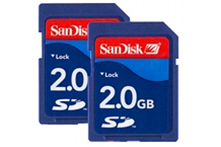 SanDisk 2GB SD Card 2er Pack [Foto: SanDisk]