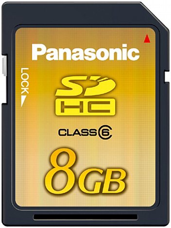 Bild Panasonic SDHC-Karte 8GByte [Foto: Panasonic]