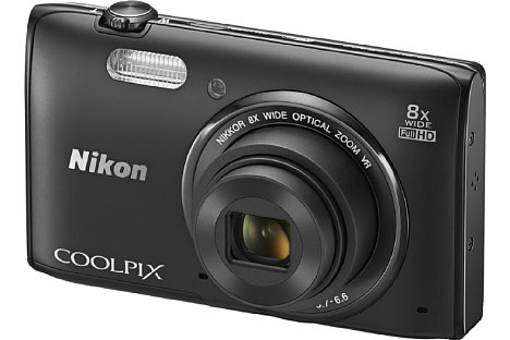 Bild ... sondern auch in Schwarz. Dank eingebautem WLAN lassen sich mit der Nikon Coolpix S5300 aufgenommene Bilder ganz einfach an Smartphones oder Tablets schicken. [Foto: Nikon]