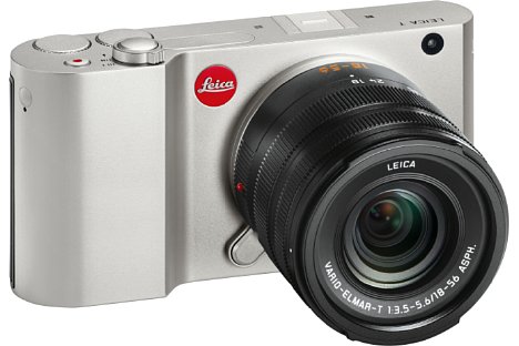 Bild Die Leica T (Typ 701) ist sehr schlicht und minimalistisch gehalten, sie erinnert ein wenig an eine Sony NEX. Zum Start gibt es neben dem 18-56mm Standardzoom (28-85 mm KB) auch eine F2 lichtstarke 23mm Festbrennweite (35 mm KB). [Foto: Leica]