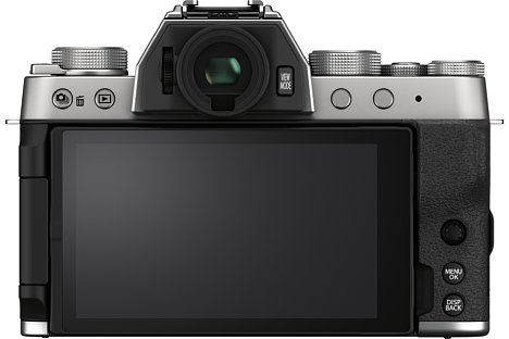 Bild Der dreh- und schwenkbare Touchscreen der Fujifilm X-T200 misst stolze 8,9 Zentimeter in der Diagonale. Auch die Auflösung kann sich mit 2,76 Millionen Bildpunkten sehen lassen und übertrifft sogar die 2,36 Millionen Bildpunkte des OLED-Suchers. [Foto: Fujifilm]