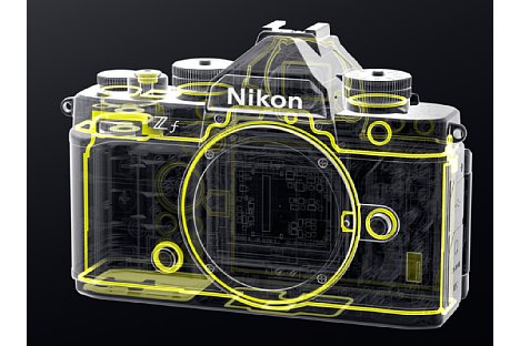 Bild Zahlreiche Dichtungen sorgen bei der Nikon Z f für einen Spritzwasser- und Staubschutz. [Foto: Nikon]