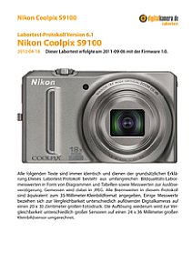 Nikon Coolpix S9100 Labortest, Seite 1 [Foto: MediaNord]