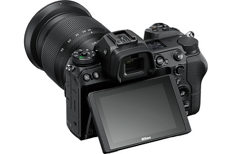 Bild Der rückwärtige OLED-Touchscreen der Nikon Z 6 und Z 7 lässt sich nach oben und unten klappen. [Foto: Nikon]