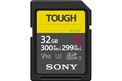 Bild Sony SF-G-Tough 32 Gigabyte. [Foto: Sony]
