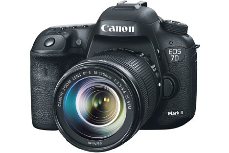 Bild Die Canon EOS 7D Mark II besitzt einen neuen 65-Punkt-Autofokus und nimmt 10 Serienbilder pro Sekunde auf. [Foto: Canon]