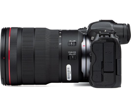 Bild Das Canon RF 15-35 mm 2.8L IS USM besitzt drei Einstellringe und zwei Schalter. [Foto: MediaNord]