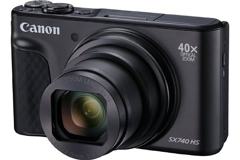 Bild Mit dem Modell PowerShot SX740 HS bringt Canon seiner Reisezoomklasse die 4K-Videofunktion bei. [Foto: Canon]