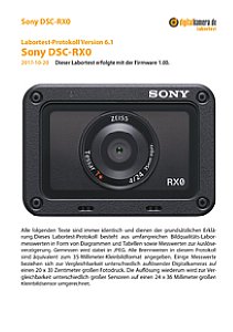 Sony DSC-RX0 Labortest, Seite 1 [Foto: MediaNord]