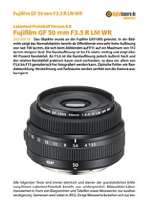 Fujifilm GF 50 mm F3.5 R LM WR mit GFX100S Labortest, Seite 1 [Foto: MediaNord]
