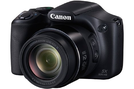 Bild Die Canon PowerShot SX520 HS bringt es auf ein stattliches optisches 42-fach-Zoom von 24-1.008 mm (KB) [Foto: Canon]
