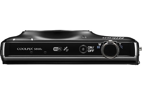 Bild Mit eingefahrenem Objektiv ist die Nikon Coolpix S810c nur 27,5 mm dick. [Foto: Nikon]