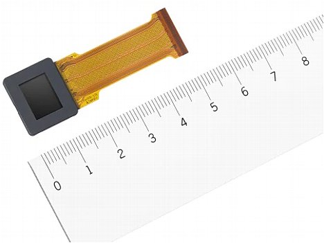 Bild 0,5 Zoll OLED Microdisplay Sony ECX339A. [Foto: Sony]