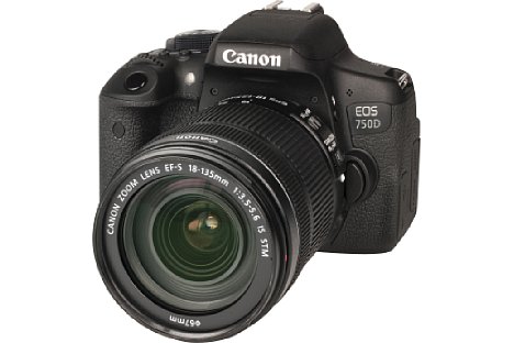 Bild Die Canon EOS 750D und EOS 760D sind aus gut verarbeitetem, aber nicht überbordend hochwertig wirkendem Kunststoff gefertigt. [Foto: MediaNord]