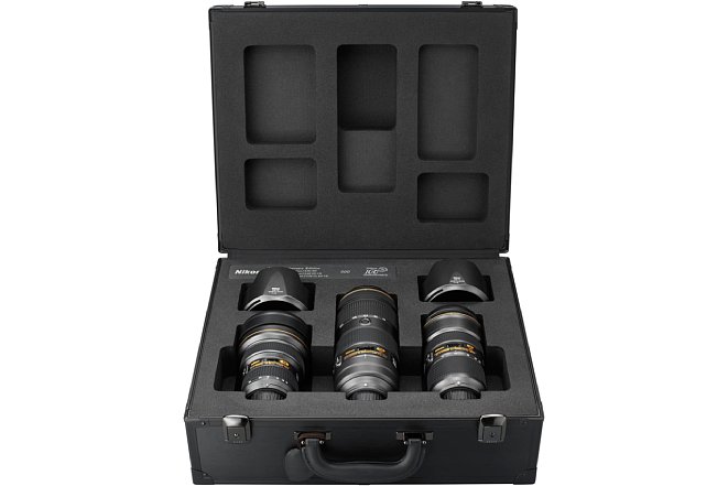 Bild Nikon Nikkor Triple F2.8 Zoom Lens-Set-Kit Jubiläumsedition zum 100-jährigen Bestehen. [Foto: Nikon]