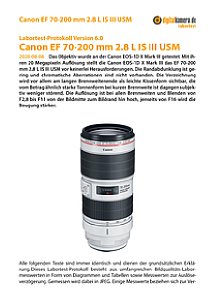 Canon EF 70-200 mm 2.8 L IS III USM mit EOS-1D X Mark III Labortest, Seite 1 [Foto: MediaNord]