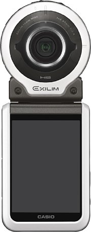 Bild Die Casio Exilim EX-FR100 ist in drei Farben erhältlich, hier gezeigt in Weiß. [Foto: Casio]