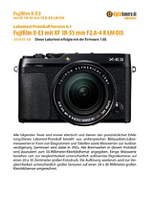Fujifilm X-E3 mit XF 18-55 mm F2.8-4 R LM OIS Labortest, Seite 1 [Foto: MediaNord]