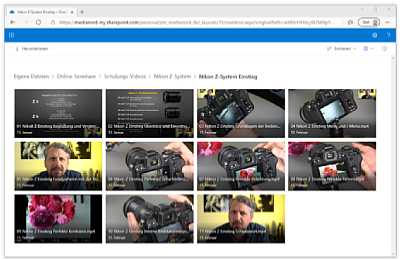 Das Nikon-Z-System Einsteigerseminar besteht aus 11 Einzelvideos mit einer Gesamtdauer von knapp zwei Stunden. [Foto: MediaNord]