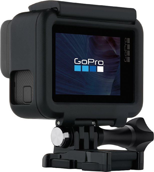 Bild Die Rahmenhalterung bietet etwas zusätzlichen Schutz für die GoPro Hero6 Black und dient zur Montage an den üblichen Halterungen. [Foto: GoPro]
