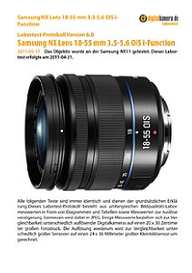 Samsung NX Lens 18-55 mm 3.5-5.6 OIS i-Function mit NX11 Labortest, Seite 1 [Foto: MediaNord]
