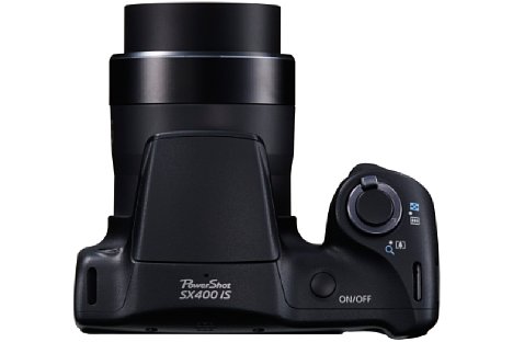 Bild Das große Zoomobjektiv der Canon PowerShot SX400 IS besitzt einen optischen Bildstabilisator. [Foto: Canon]