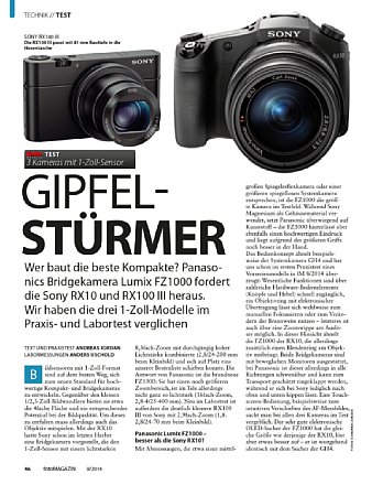 fotoMagazin 09/2014 - Kompaktkameras im Test [Foto: Fotomagazin]