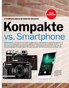 Bild FotoBibel 01/2017 - Kompakte Kamera vs. Smartphone. [Foto: Falkemedia]