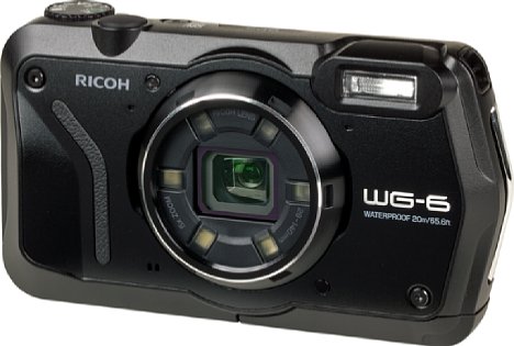 Bild Anders als die WG-60 sieht die Ricoh WG-6 eher nach einer eleganten Kompaktkamera aus. [Foto: MediaNord]