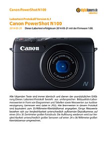 Canon PowerShot N100 Labortest, Seite 1 [Foto: MediaNord]