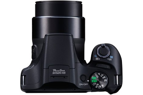 Bild Mit ihrem ausgeprägten Handgriff, dem vorderen Einstellrad sowie der Möglichkeit, die Belichtung manuell zu regeln, spricht die Canon PowerShot SX520 HS etwas ambitioniertere Anwender an als die SX400 IS. [Foto: Canon]