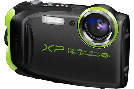 Bild Die Fujifilm FinePix XP80 schafft maximal zehn Bilder pro Sekunde in voller Auflösung. Der Pufferspeicher ist nach zehn Aufnahmen voll. [Foto: Fujifilm]