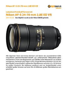 Nikon AF-S 24-70 mm 2.8E ED VR mit D800E Labortest, Seite 1 [Foto: MediaNord]