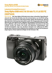 Sony Alpha 6100 mit E 16-50 mm F3.5-5.6 OSS PZ (SELP1650) Labortest, Seite 1 [Foto: MediaNord]