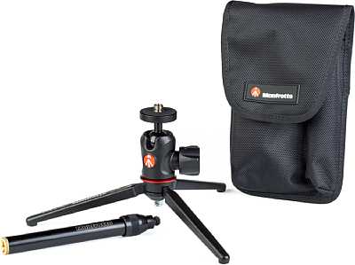 Manfrotto 209,492LONG-1 Tabletop Stativ-Kit mit MH492-BH Kugelkopf. [Foto: MediaNord]