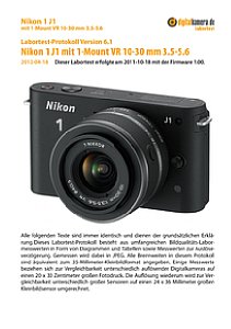 Nikon 1 J1 mit 1-Mount VR 10-30 mm 3.5-5.6 Labortest, Seite 1 [Foto: MediaNord]