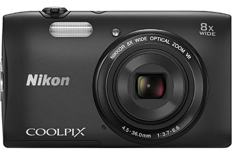 Bild Das Objektiv der Nikon Coolpix S3600 besitzt hingegen einen optischen Bildstabilisator und zoomt optisch achtfach von 25-200 mm (KB). [Foto: Nikon]
