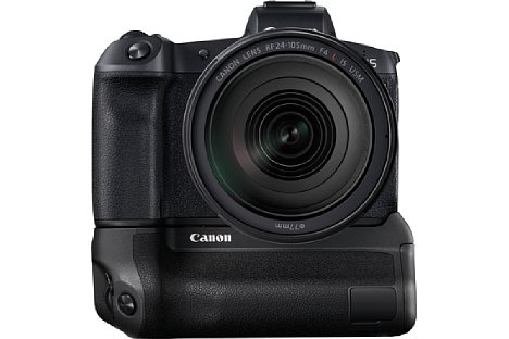 Bild Canon EOS R mit RF 24-105 mm und BG-E22 Hochformat- und Batteriegriff. [Foto: Canon]
