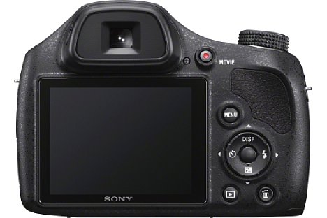 Bild Sowohl einen Bildschirm als auch einen elektronischen Sucher besitzt die Sony Cyber-shot DSC-H400. [Foto: Sony]