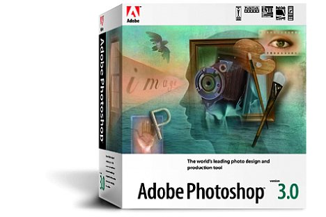 Bild Adobe Photoshop 3.0 von 1994 brachte die Ebenentechnik und damit eine enorme Flexibilität in der Bildbearbeitung und beim Composing. [Foto: Adobe]