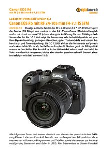 Canon EOS R6 mit RF 24-105 mm F4-7.1 IS STM Labortest, Seite 1 [Foto: MediaNord]