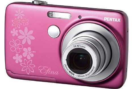 Bild Die Pentax Efina gibt es auch in Pink... [Foto: Pentax]