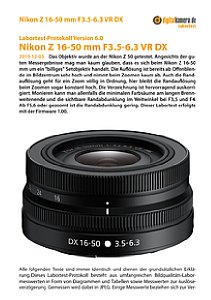 Nikon Z 16-50 mm 3,5-6,3 VR DX mit Z 50 Labortest, Seite 1 [Foto: MediaNord]