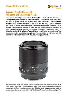 Viltrox AF 28 mm F1.8 mit Sony Alpha 7R III Labortest, Seite 1 [Foto: MediaNord]