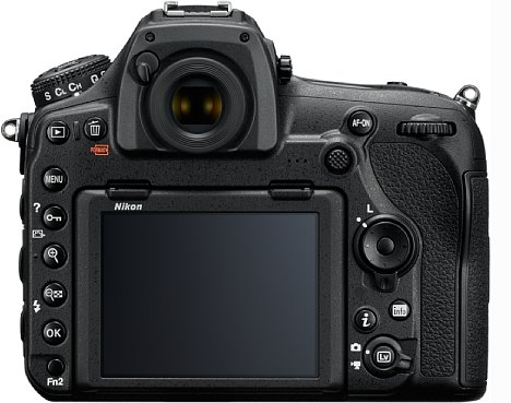 Bild Die Tasten links des Displays der Nikon D850 sowie die links auf der Oberseite sind nun beleuchtet. [Foto: Nikon]