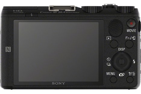 Bild Zur weiteren Ausstattung der Sony Cyber-shot DSC-HX60 zählen ein 7,5-cm-Bildschirm mit 921.600 Bildpunkten sowie ein 20 Megapixel CMOS-Sensor. [Foto: Sony]