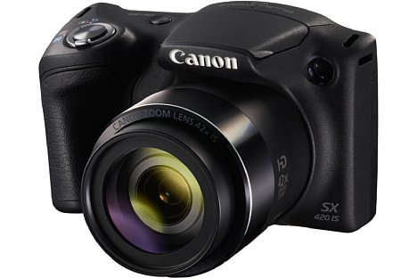 Bild Die Canon PowerShot SX420 IS bietet ein optisches 42-fach-Zoom von 24 bis 1.008 Millimeter entsprechend Kleinbild. [Foto: Canon]