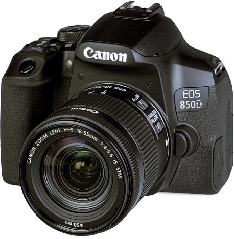 Bild Canon EOS 850D mit EF-S 18-55 mm IS STM. [Foto: MediaNord]