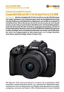 Canon EOS R50 mit RF-S 18-45 mm F4.5-6.3 IS STM Labortest, Seite 1 [Foto: MediaNord]