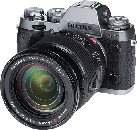 Bild Fujifilm X-T1 mit XF 16-55mm F2.8 R LM WR. [Foto: Fujifilm]